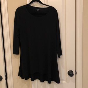 Alfani tunic - black hi-lo XL